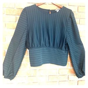 Navy Blue H&M Dressy Blouse